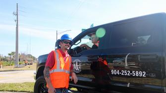 D & J Erosion Control Specialists crew photo with contact number 904-252-5892